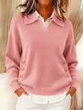 Isla | Button Detail Knit Sweater