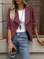 Chiara | Open Front Long Sleeve Jacket