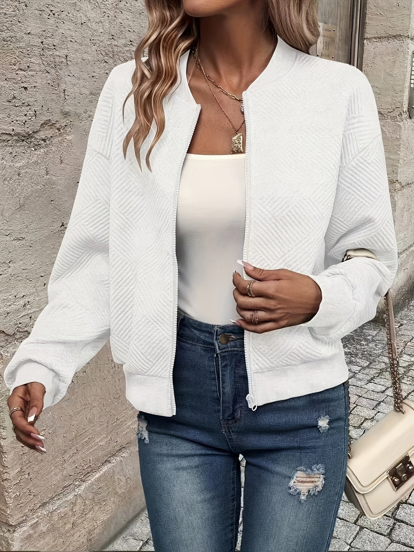 Eira | Casual Zip-Up Cardigan Jacket