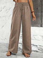 Avery | Twisted Waist Straight-Leg Pants