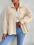 Nadia | Casual Striped Pocket Jacket