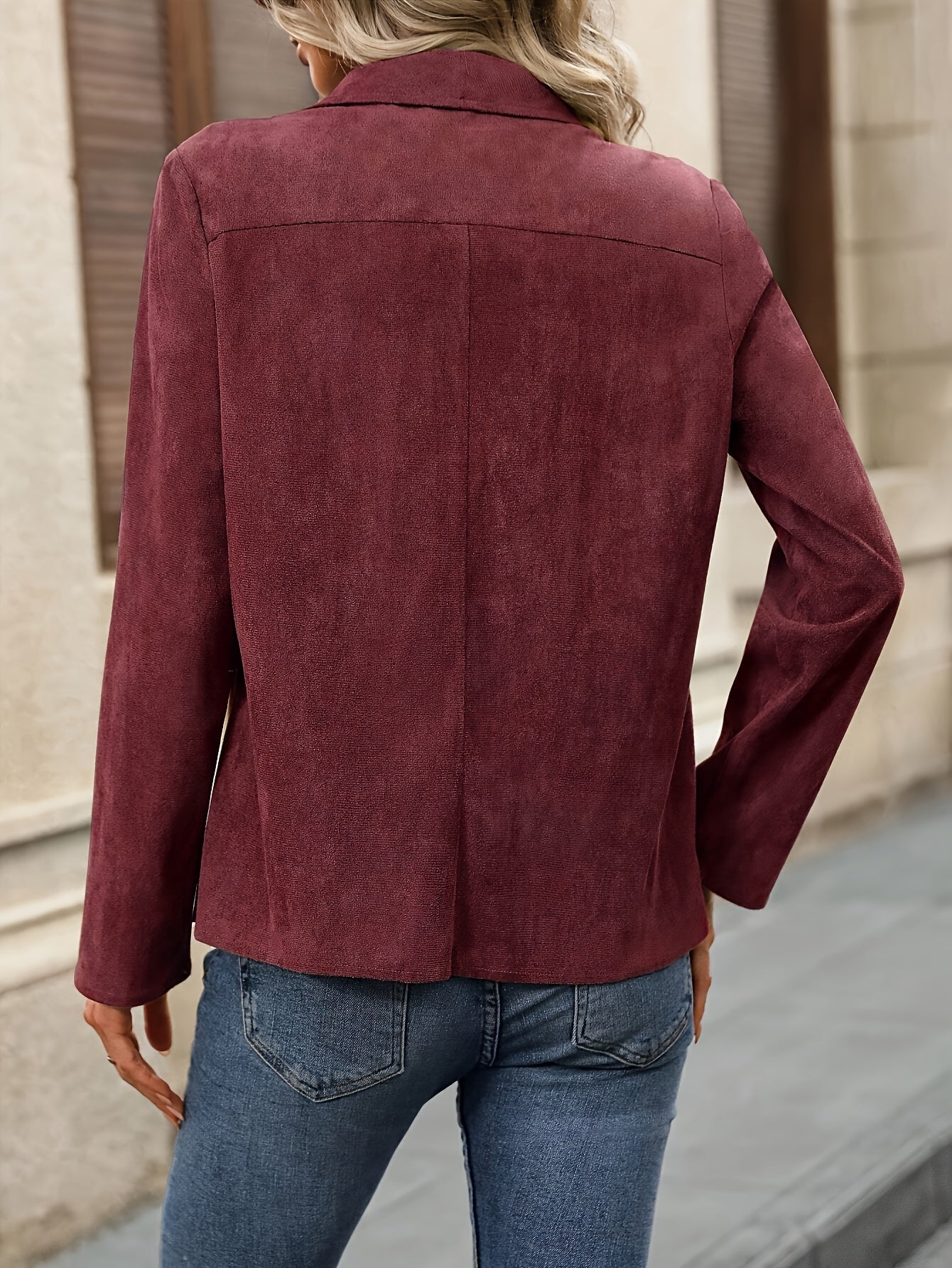 Chiara | Open Front Long Sleeve Jacket
