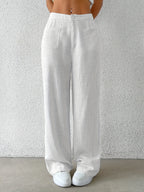 Zélie | Casual Beige Long Pants