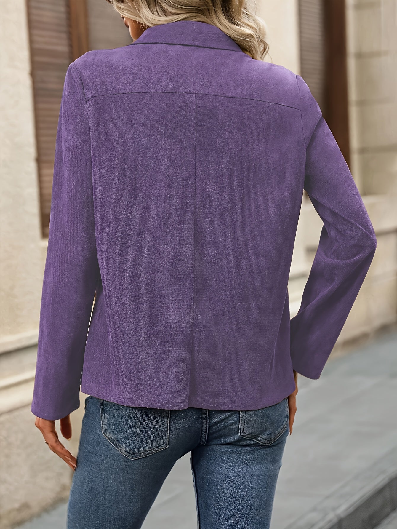 Chiara | Open Front Long Sleeve Jacket