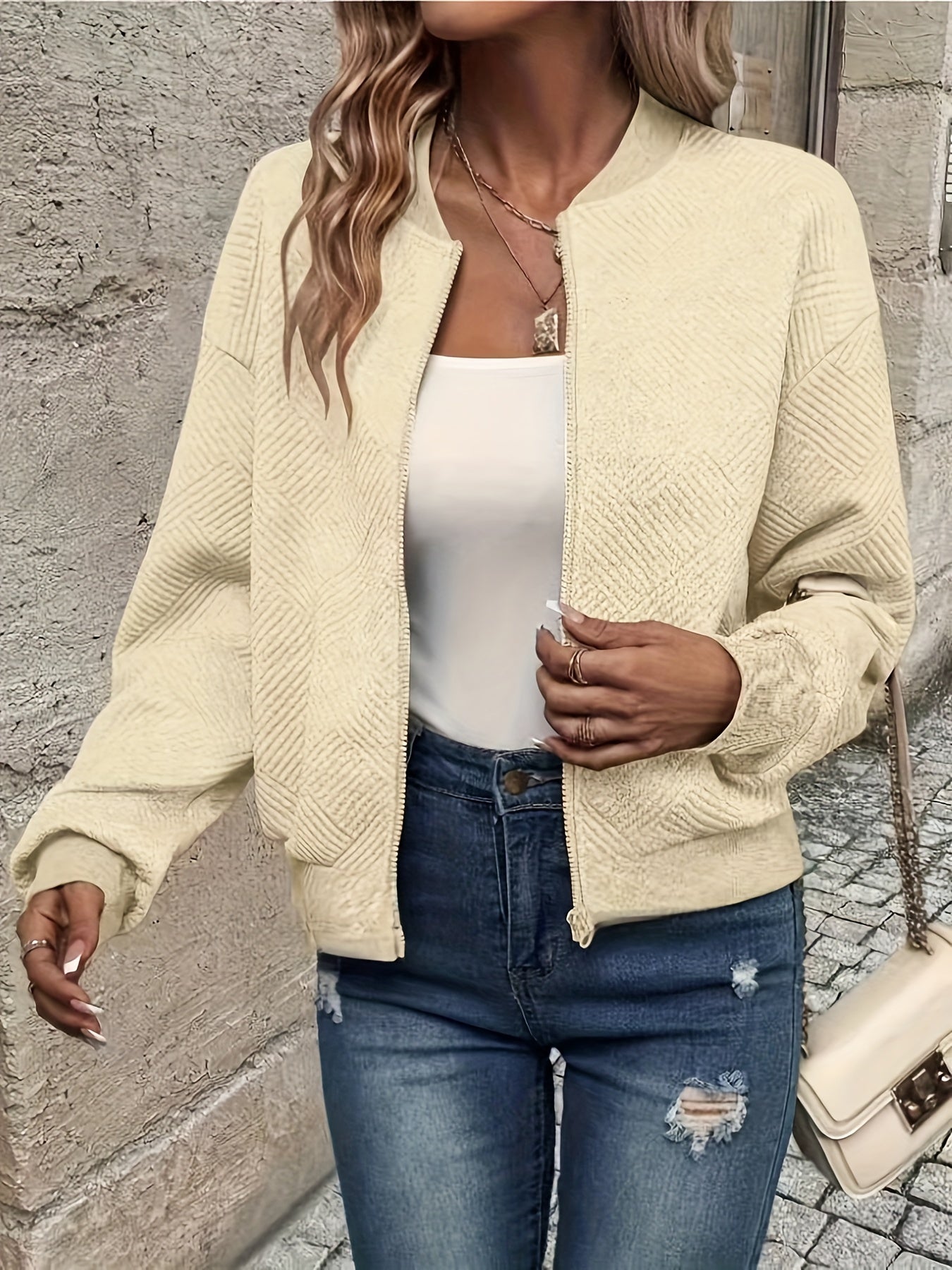 Eira | Casual Zip-Up Cardigan Jacket
