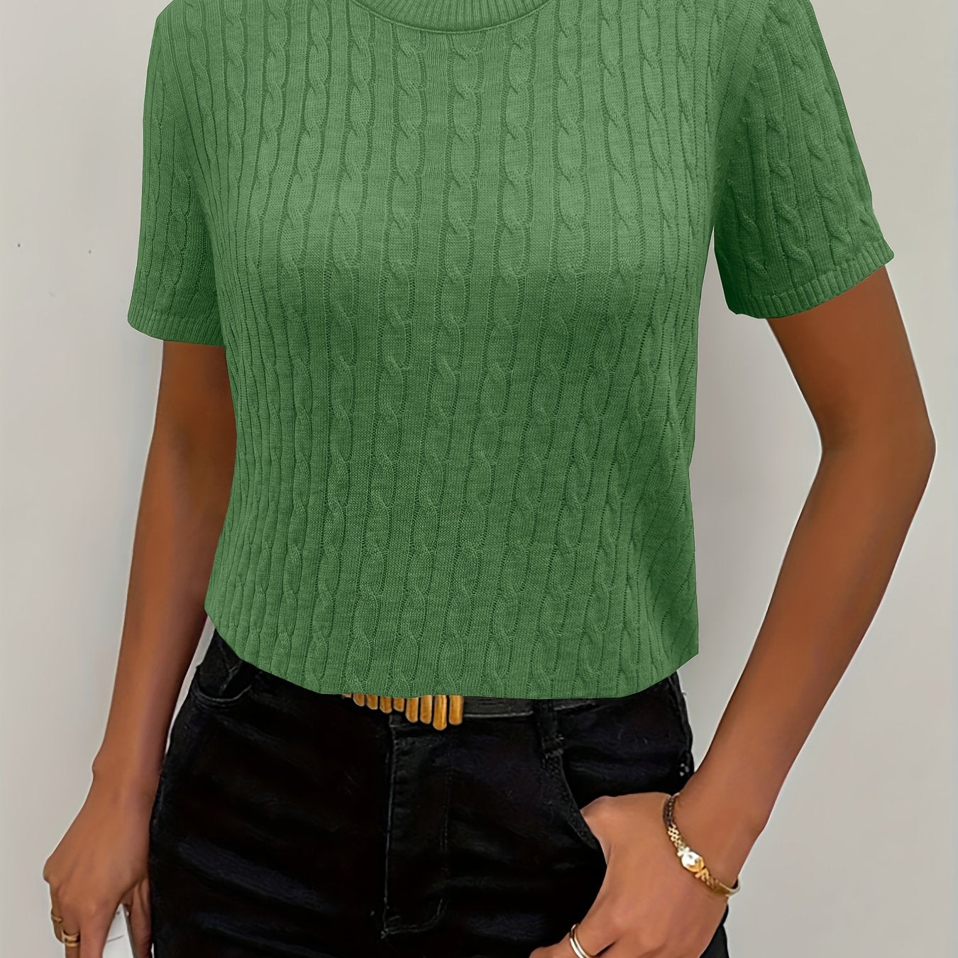 Klara | Ribbed Twist Detail Top