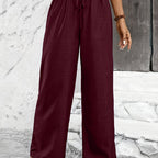 Avery | Twisted Waist Straight-Leg Pants