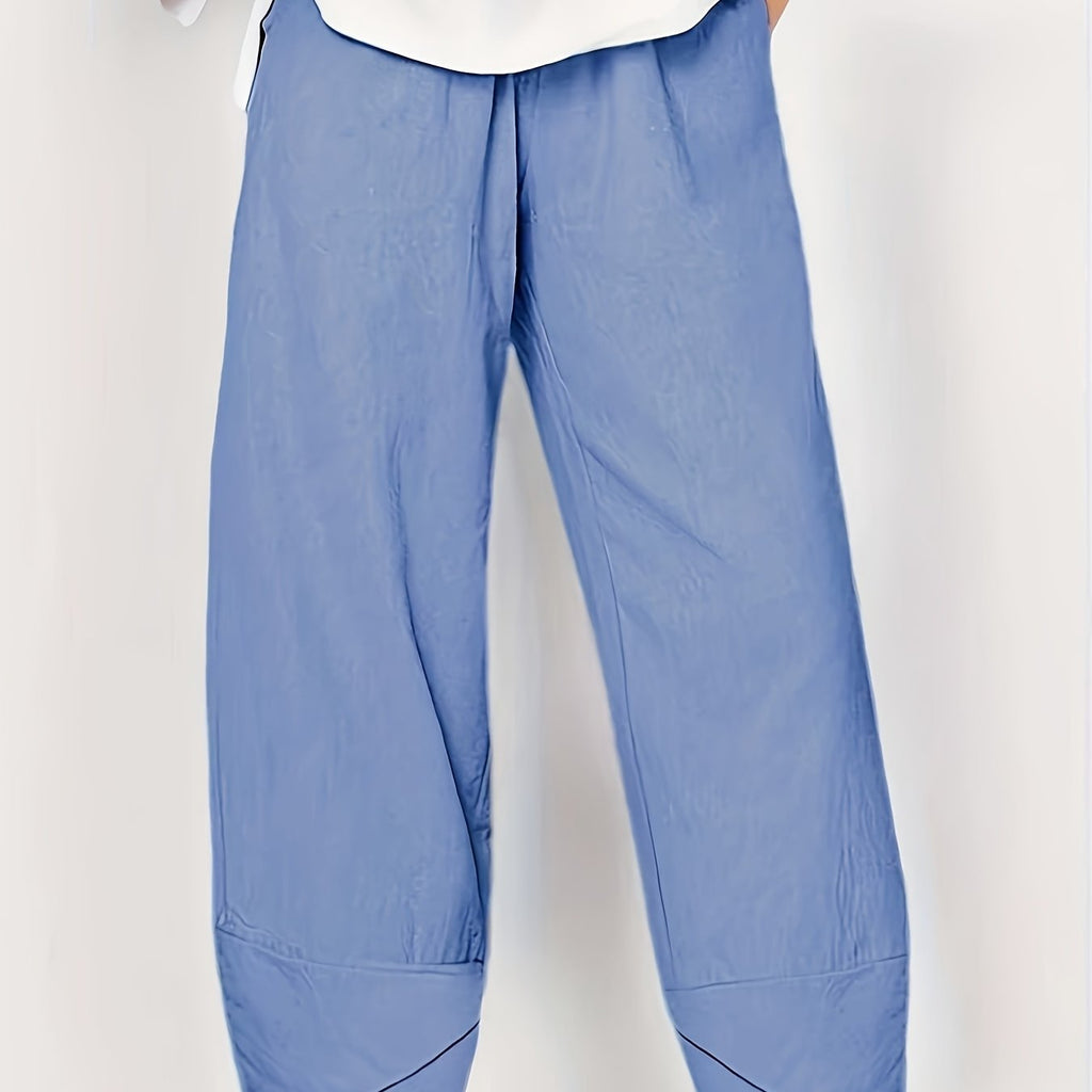 Cameron | Casual Elastic Waist Ankle Pants