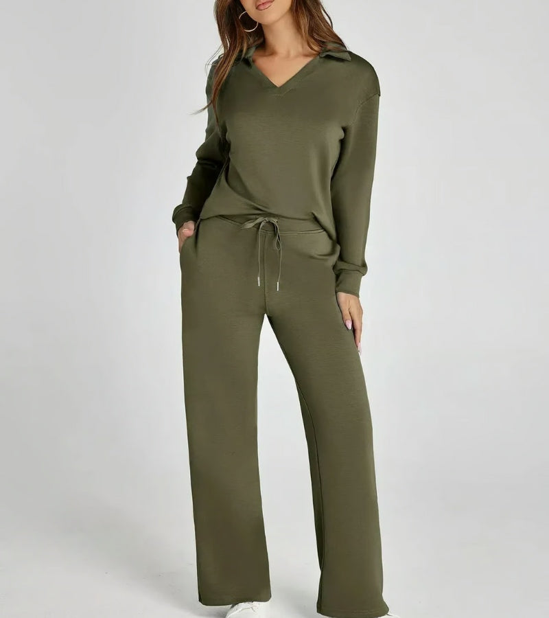 Selena | Flared Pants Two-Piece Set