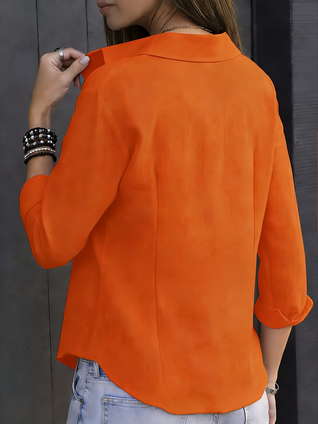 Lina | Open-Front Cotton Shirt