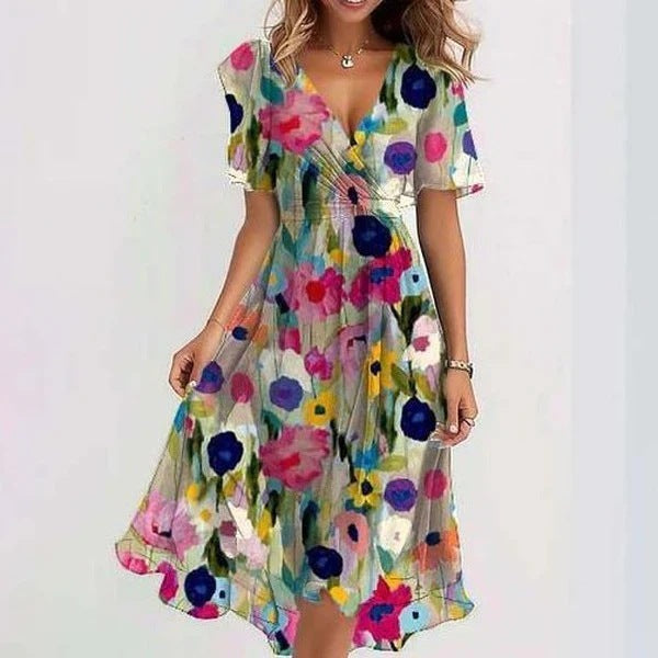 Amaya | Elegant Summer Chiffon Dress