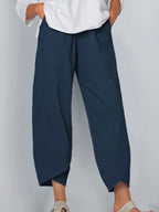 Cameron | Casual Elastic Waist Ankle Pants