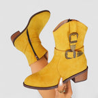 Dakota | Orthopaedic Suede Western Boots