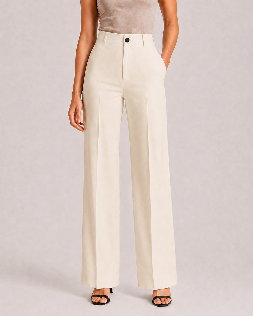 Women's High-Waist Tailored Pants