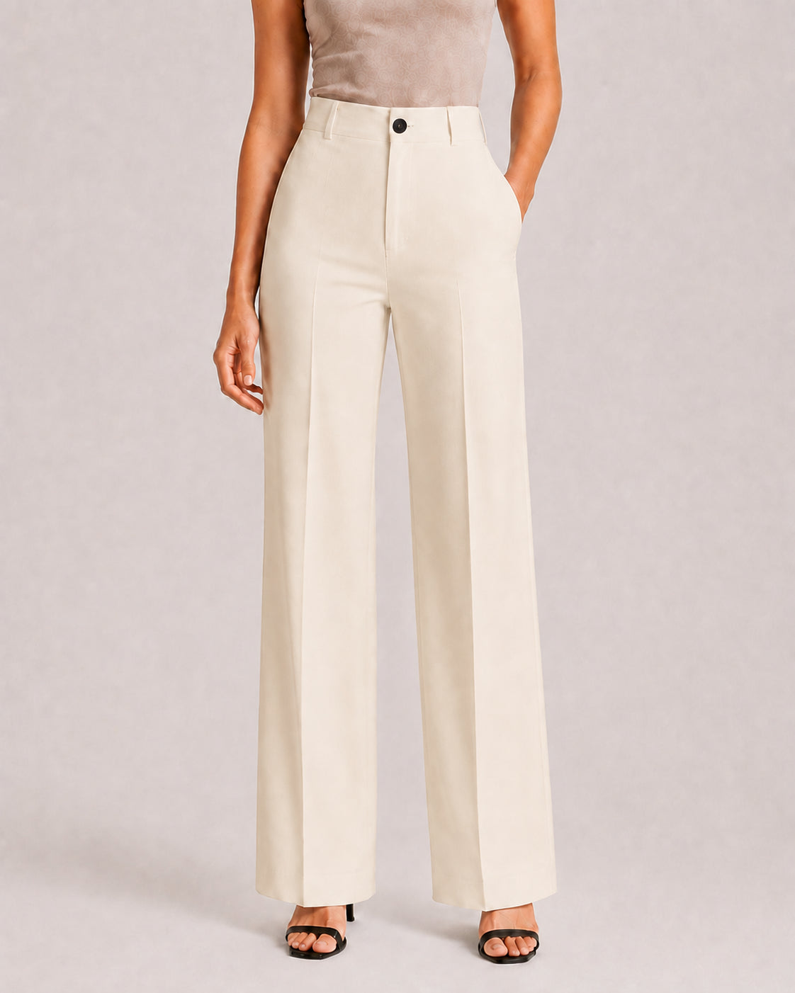 Women's High-Waist Tailored Pants