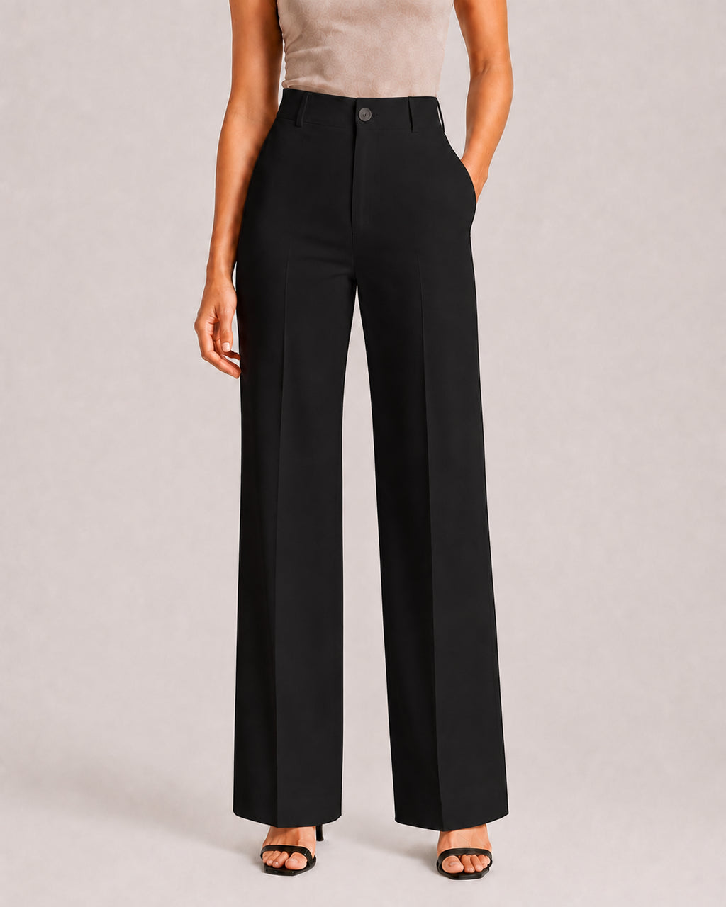 Women's High-Waist Tailored Pants