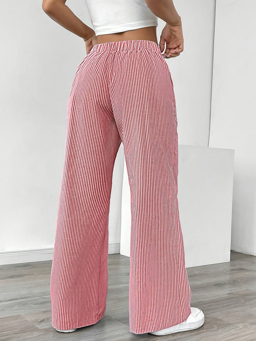 Sunny | Striped Wide-Leg Casual Pants