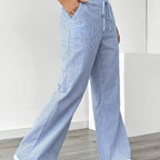 Sunny | Striped Wide-Leg Casual Pants