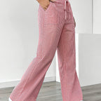 Sunny | Striped Wide-Leg Casual Pants