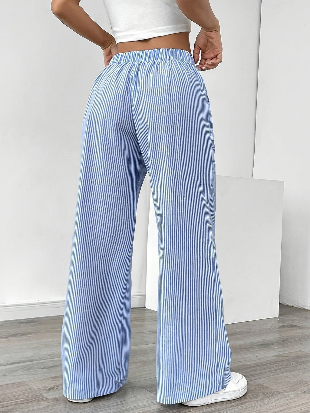 Sunny | Striped Wide-Leg Casual Pants