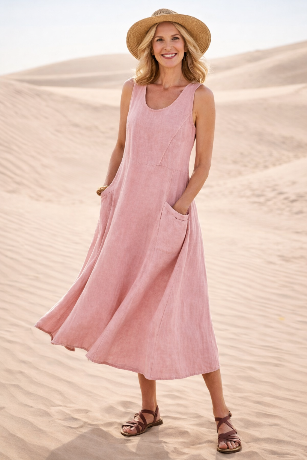 Mavis | Comfortable A-Line Midi Dress