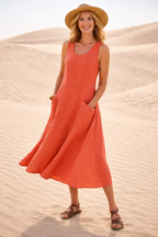 Mavis | Comfortable A-Line Midi Dress
