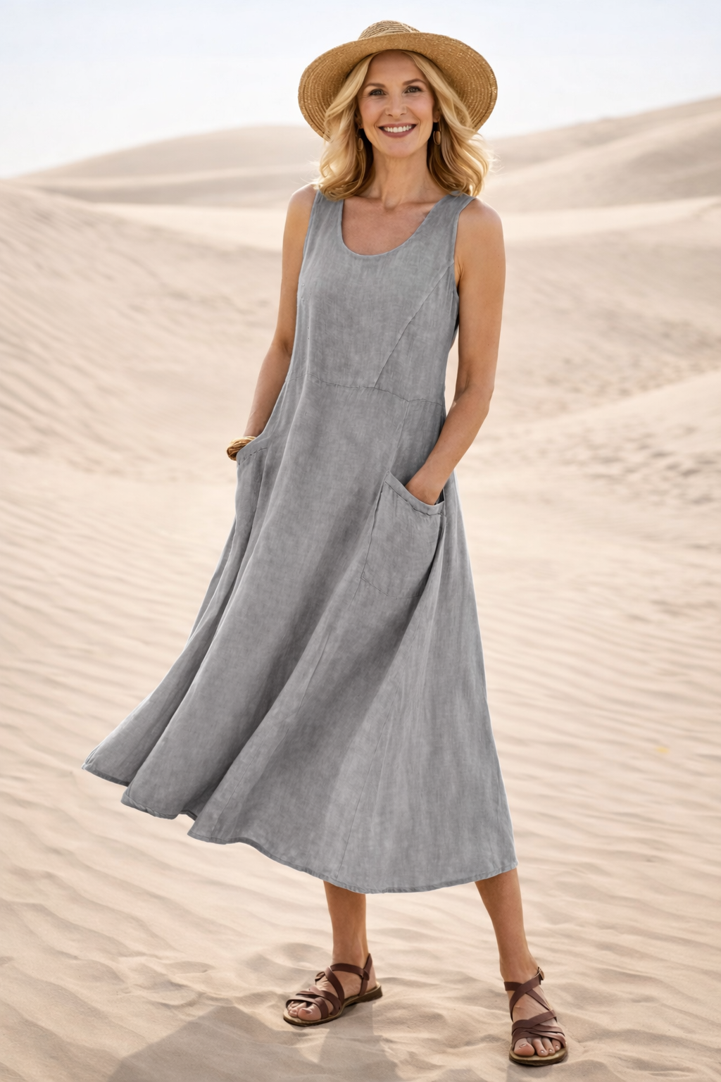 Mavis | Comfortable A-Line Midi Dress