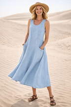 Mavis | Comfortable A-Line Midi Dress