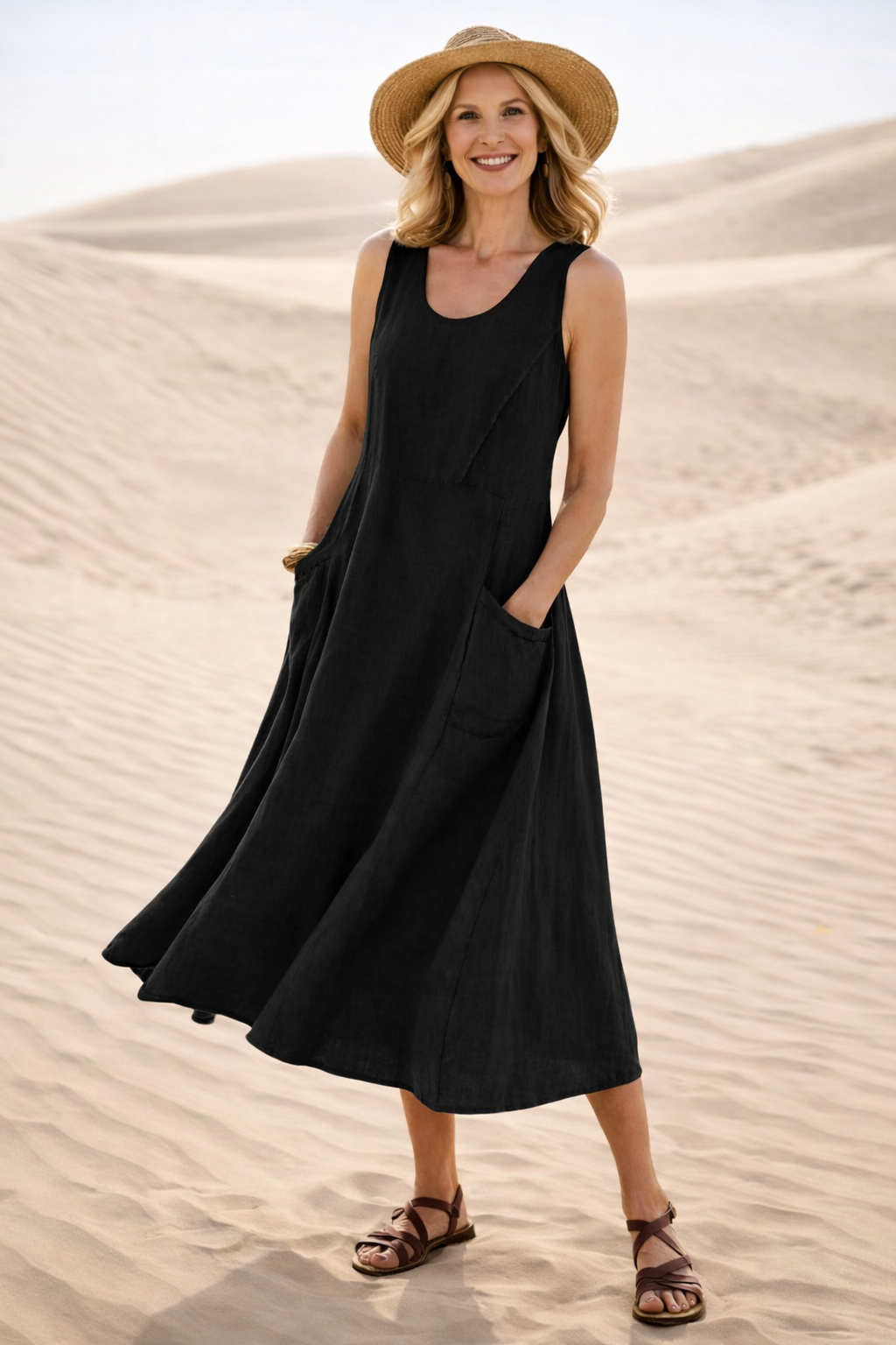 Mavis | Comfortable A-Line Midi Dress