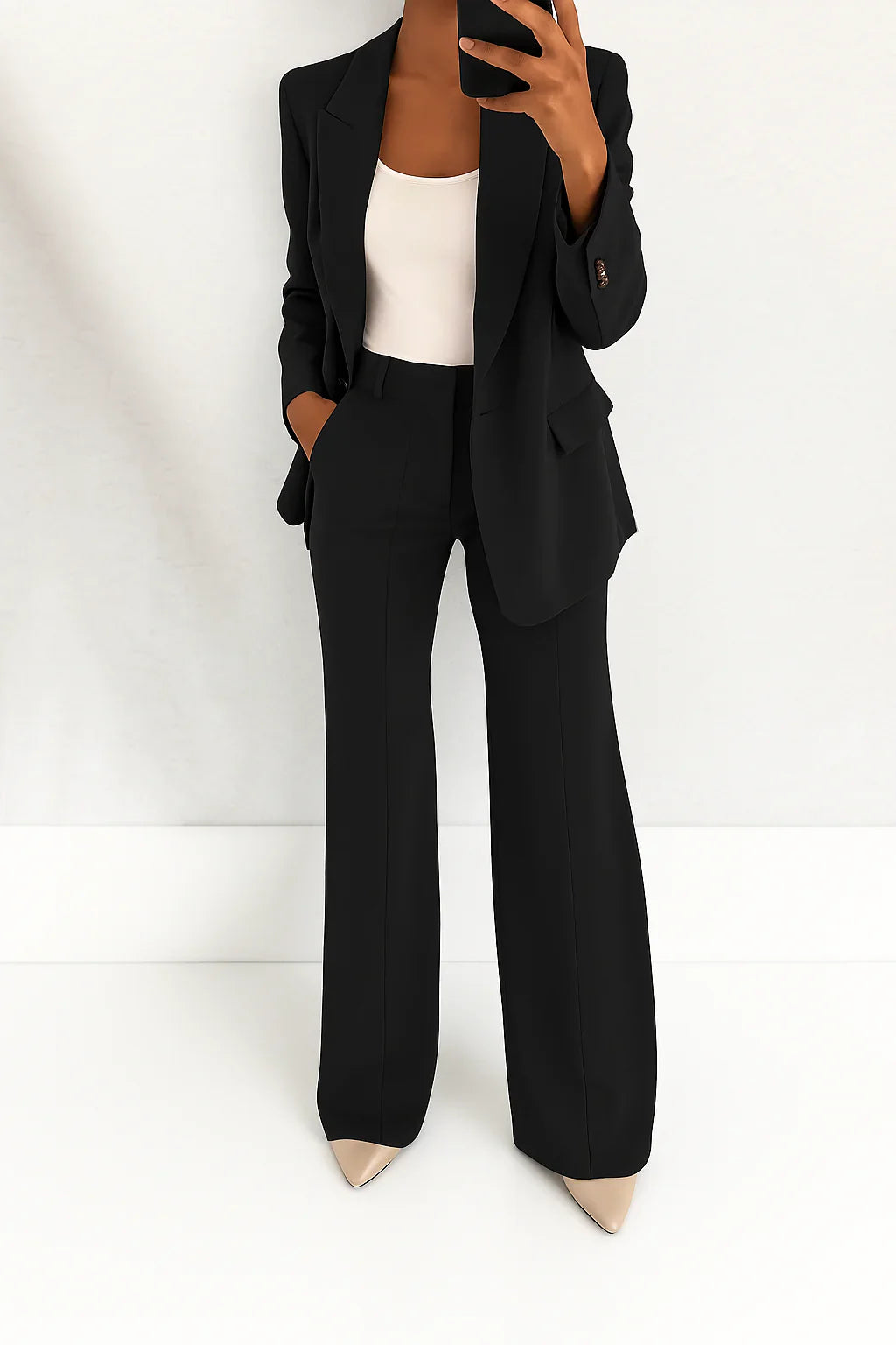 Valentina | Tailored Blazer & Straight-Leg Pants Set
