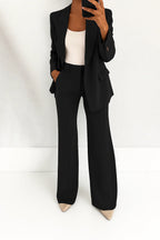 Valentina | Tailored Blazer & Straight-Leg Pants Set