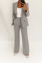 Valentina | Tailored Blazer & Straight-Leg Pants Set