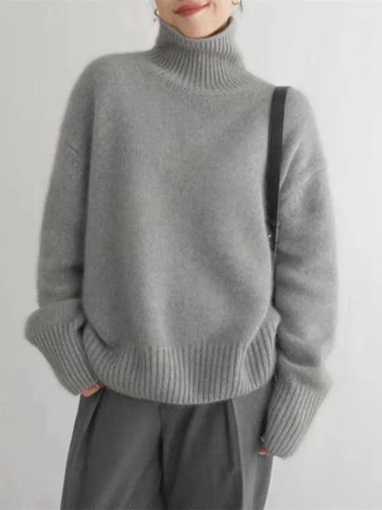 Helena | Cashmere Turtleneck Sweater