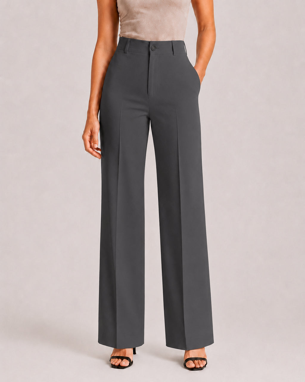 Women's High-Waist Tailored Pants