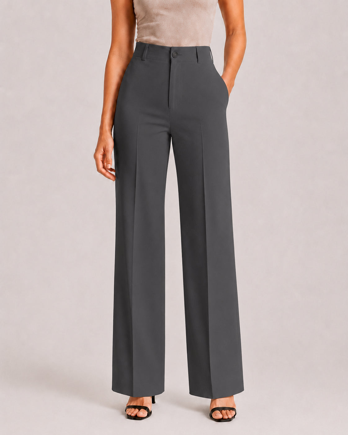 Women's High-Waist Tailored Pants