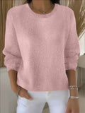 Elene | Soft Pink Knit Sweater
