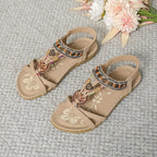 Colella | Rhinestone Floral Comfort Sandals