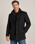 Men's Business Winter Jacket – Water-Repellent Shell