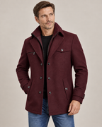 Men's Business Winter Jacket – Water-Repellent Shell