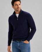 Men's Half-Zip Sweater – Classic Knit Style