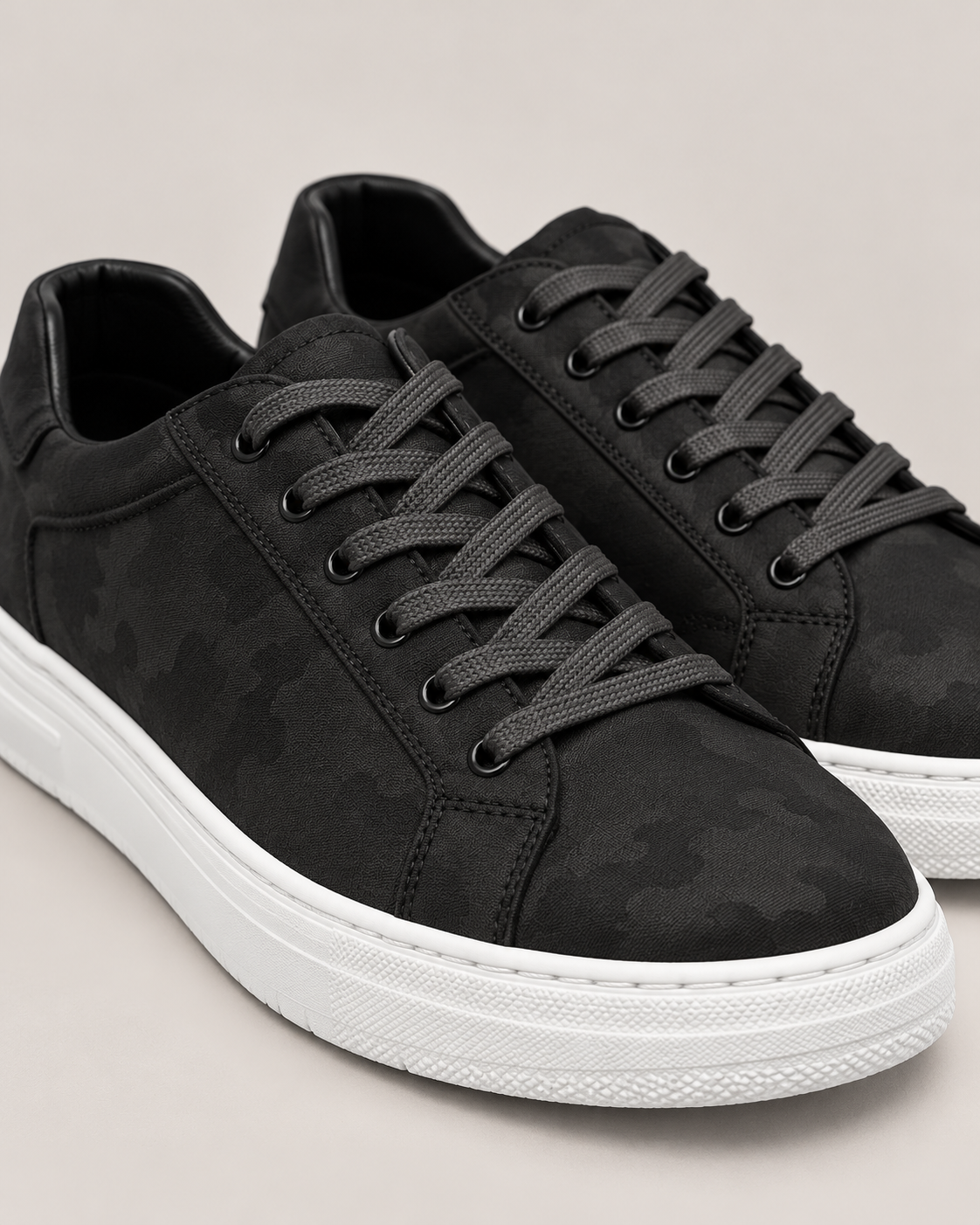 Men's Leather Sneakers – Classic Stitched Cowhide