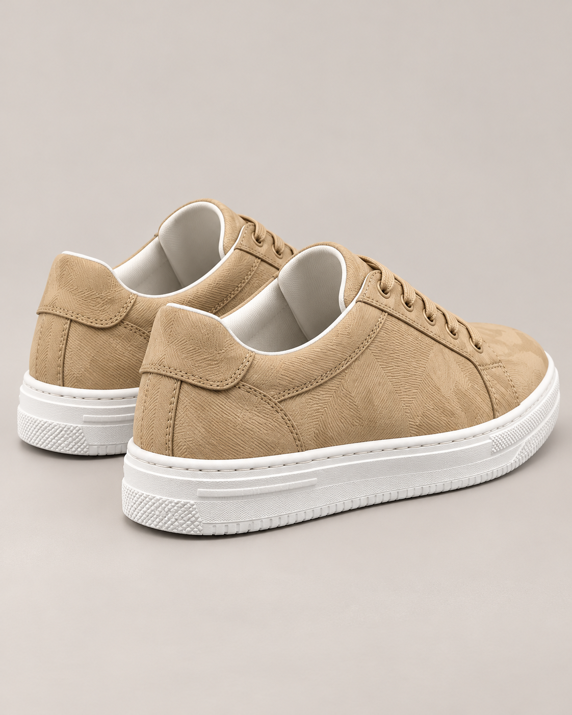 Men's Leather Sneakers – Classic Stitched Cowhide