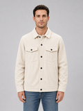 Men's Corduroy Overshirt – Button-Up Shirt Jacket