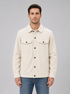 Men's Corduroy Overshirt – Button-Up Shirt Jacket