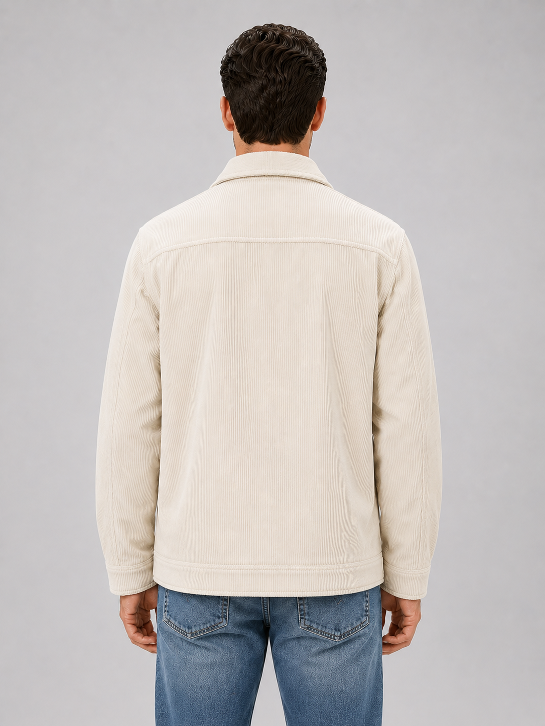 Men's Corduroy Overshirt – Button-Up Shirt Jacket