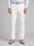 Men's Linen-Look Pants – Straight Leg Flat Front