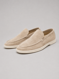 Men's Suede-Look Loafers – Slip-On Casual Shoes