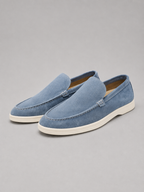 Men's Suede-Look Loafers – Slip-On Casual Shoes