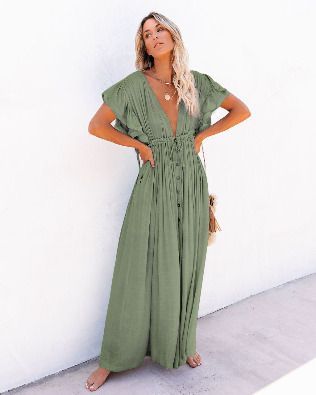 Noé | Boho Kimono Beach Cover-Up Dress
