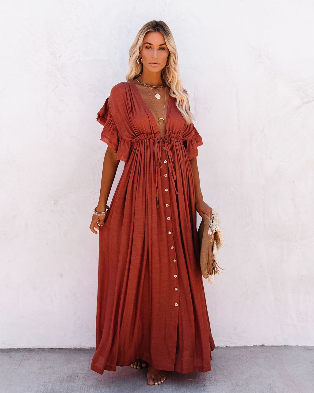 Noé | Boho Kimono Beach Cover-Up Dress